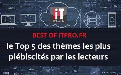 🥇 #TransfoNum : Top 5 des thèmes les plus plébiscités par les IT Pros