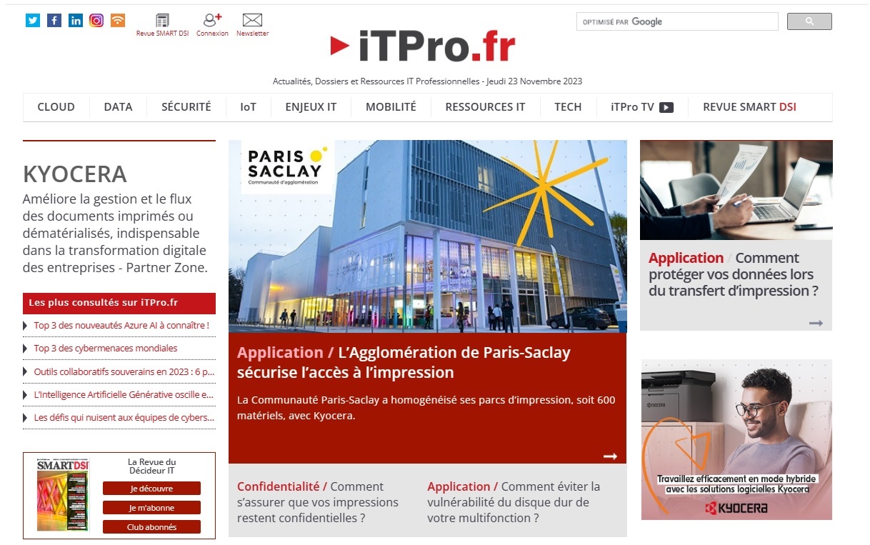 La Partner Zone iTPro.fr, un cocktail dynamique de visibilité & de Lead Gen